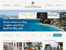 Tablet Screenshot of hotelcattleya.com